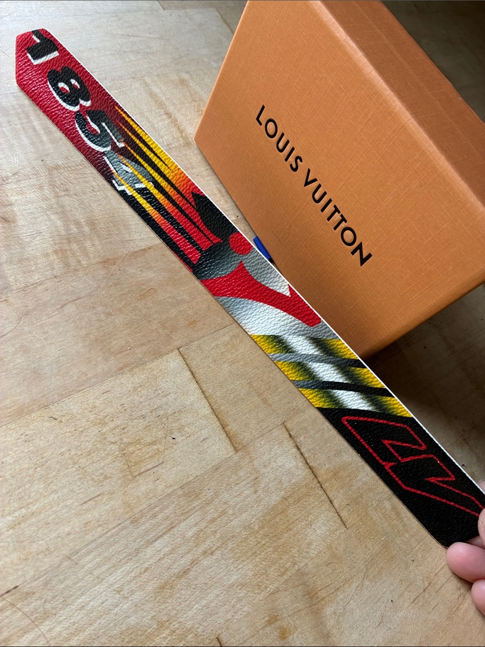 Louis Vuitton Monogram Race Collection Slap Bracelet With Box!